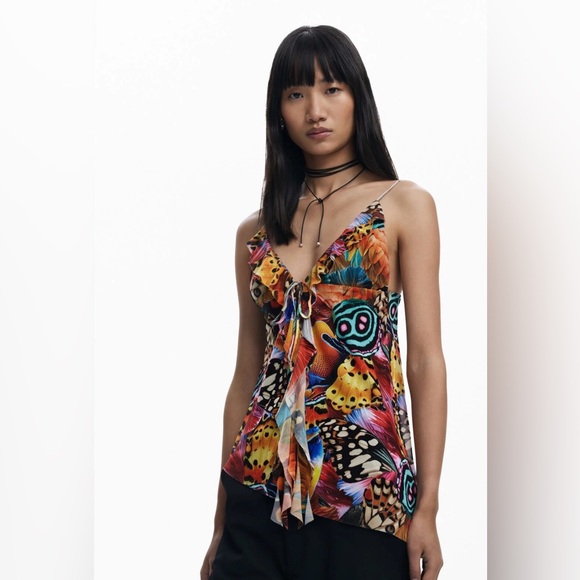Desigual Multicolor Camisole Top - Picture 1 of 5